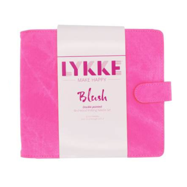 LYKKE Strømpepinnesett Blush, Fuchsia, 15 cm (4.00-9.00 mm)