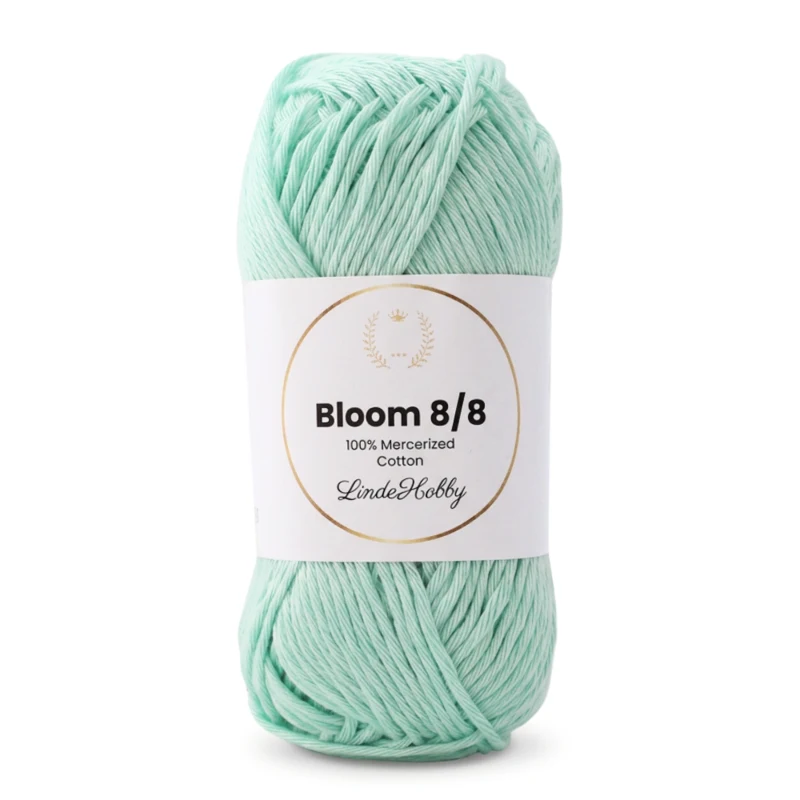 LindeHobby Bloom 8/8 Mercerized Cotton 37 Pastellmint