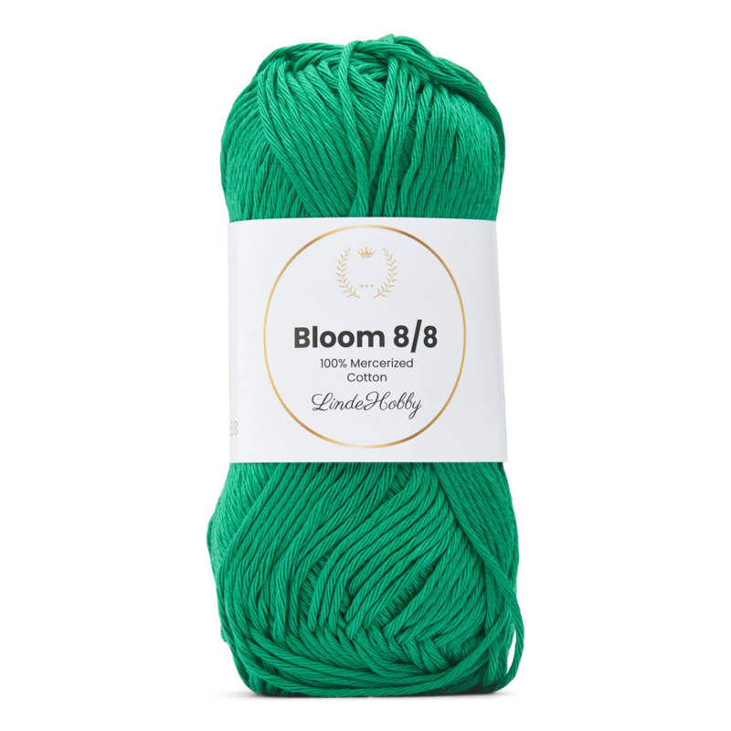 LindeHobby Bloom 8/8 Mercerized Cotton 33 Benetton-grønn