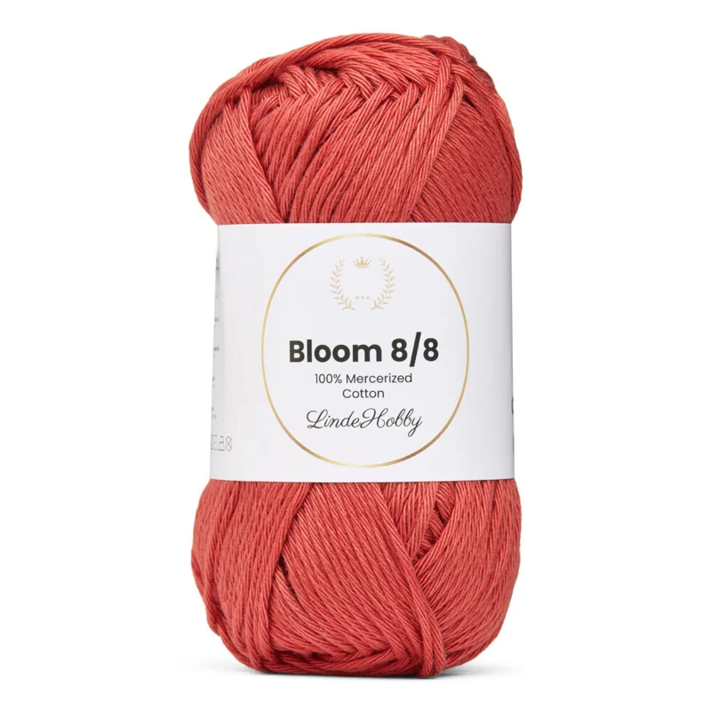 LindeHobby Bloom 8/8 Mercerized Cotton 24 Rosentre