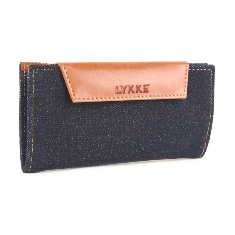 LYKKE Weekender Large Etui med Magnetisk Lukking, 13 cm Lysebrun