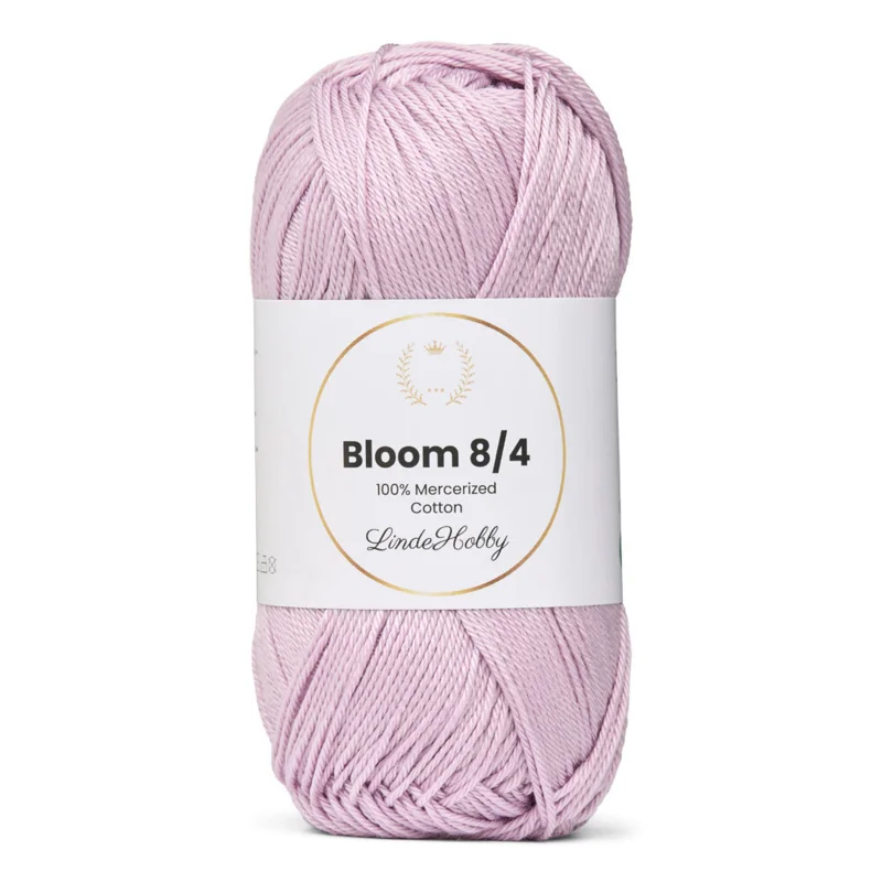 LindeHobby Bloom 8/4 Mercerized Cotton 26 Klar lilla
