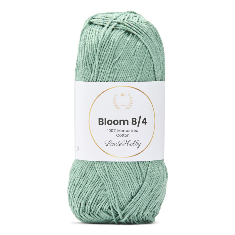 LindeHobby Bloom 8/4 Mercerized Cotton 19 Vintagegrønn