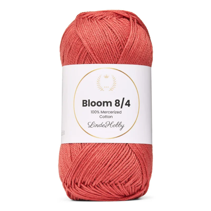LindeHobby Bloom 8/4 Mercerized Cotton 24 Rosentre