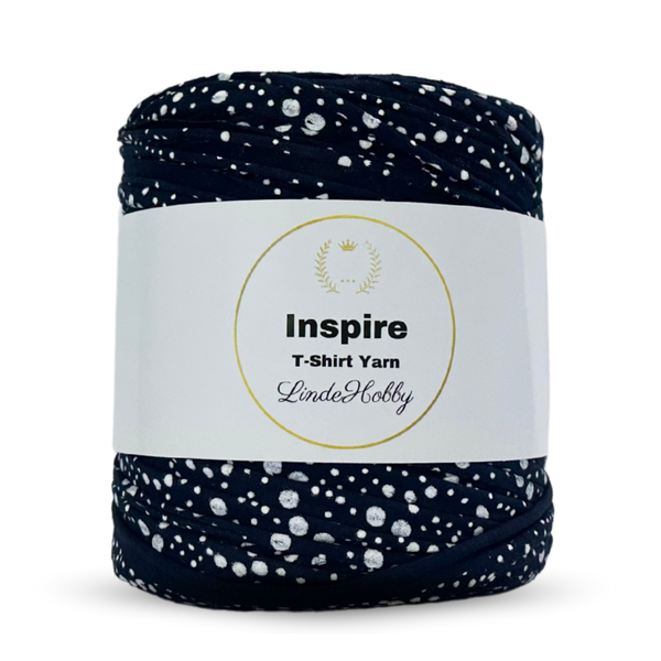 LindeHobby Inspire Print 103 Havblå med bobler
