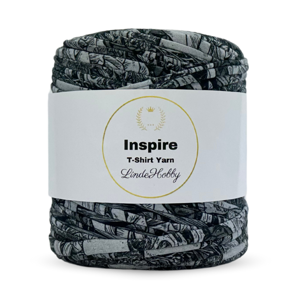 LindeHobby Inspire Print 89 Svart/hvitt skogsmønster