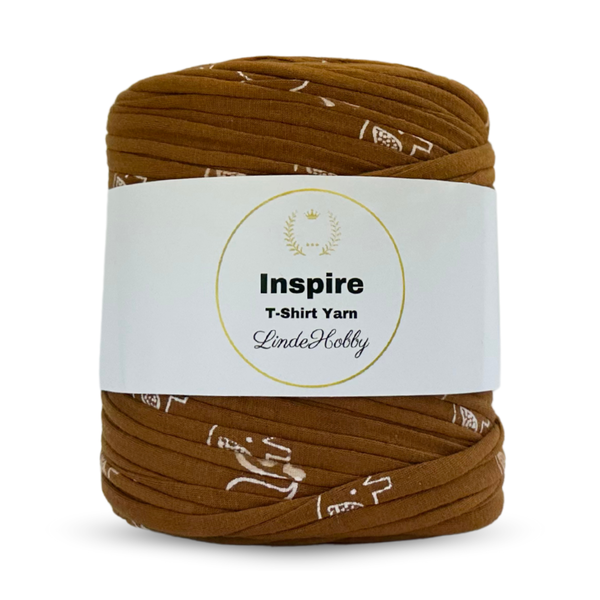 LindeHobby Inspire Print 77 Karrygul med elefanter