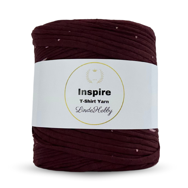 LindeHobby Inspire Print 59 Vinrød med hjerter