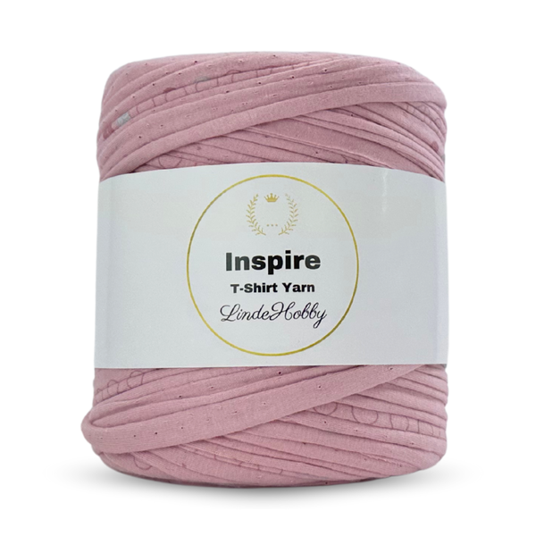 LindeHobby Inspire Print 118 Rosa med sirkelmønstre