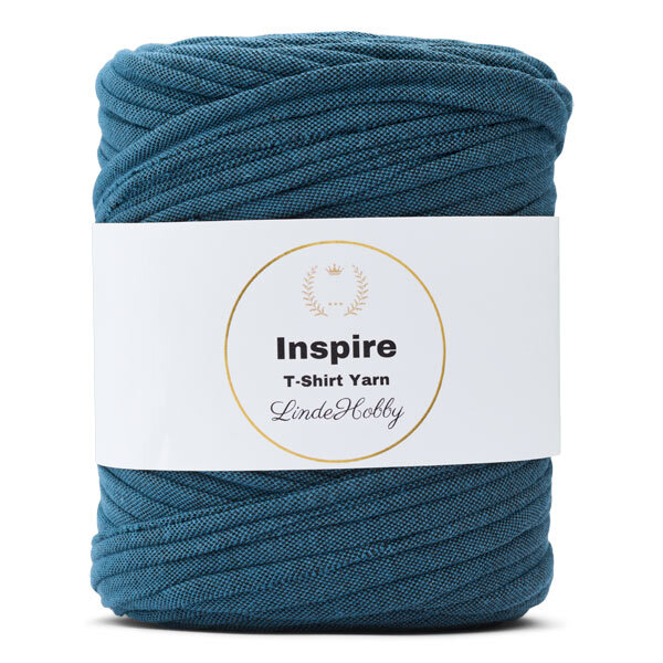 LindeHobby Inspire Print 170 Mørkeblå tauverkstruktur