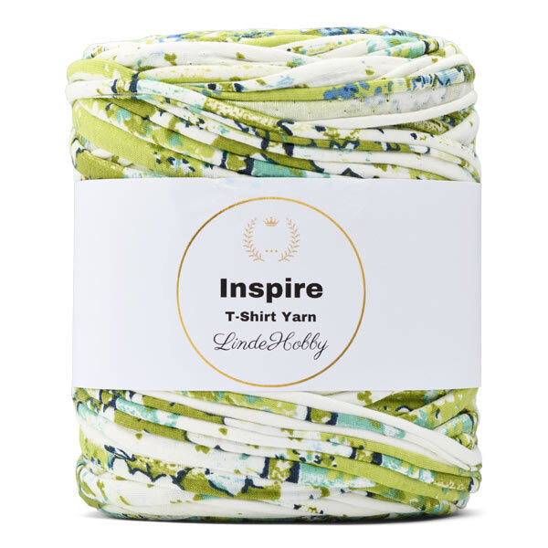 LindeHobby Inspire Print 163 Grønnlig naturmønster
