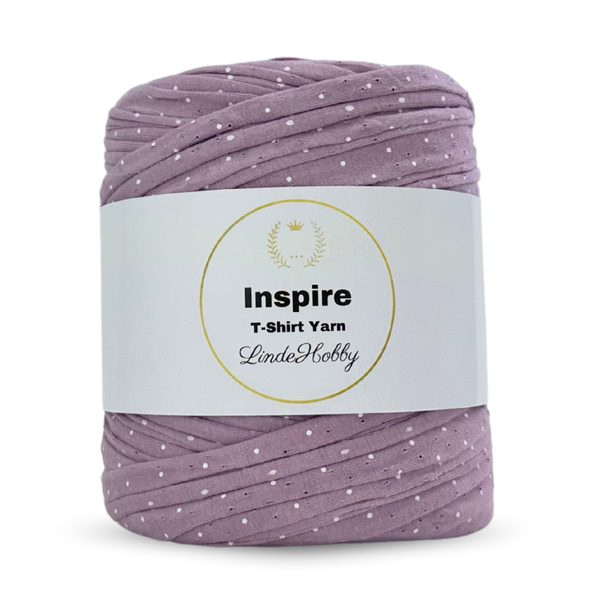 LindeHobby Inspire Print 121 Lilla med prikker