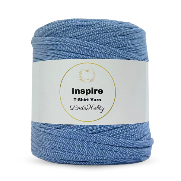 LindeHobby Inspire Print 144 Lyseblå tauemønster