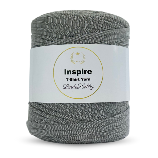 LindeHobby Inspire Print 20 Lysegrå tauemønster