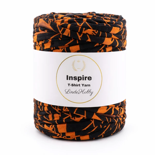 LindeHobby Inspire Print 26 Svart med oransje trykk