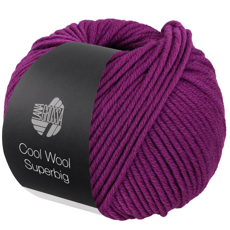Lana Grossa Cool Wool Superbig 47 Rødfiolett