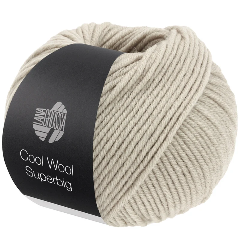 Lana Grossa Cool Wool Superbig 51 Sølvgrå