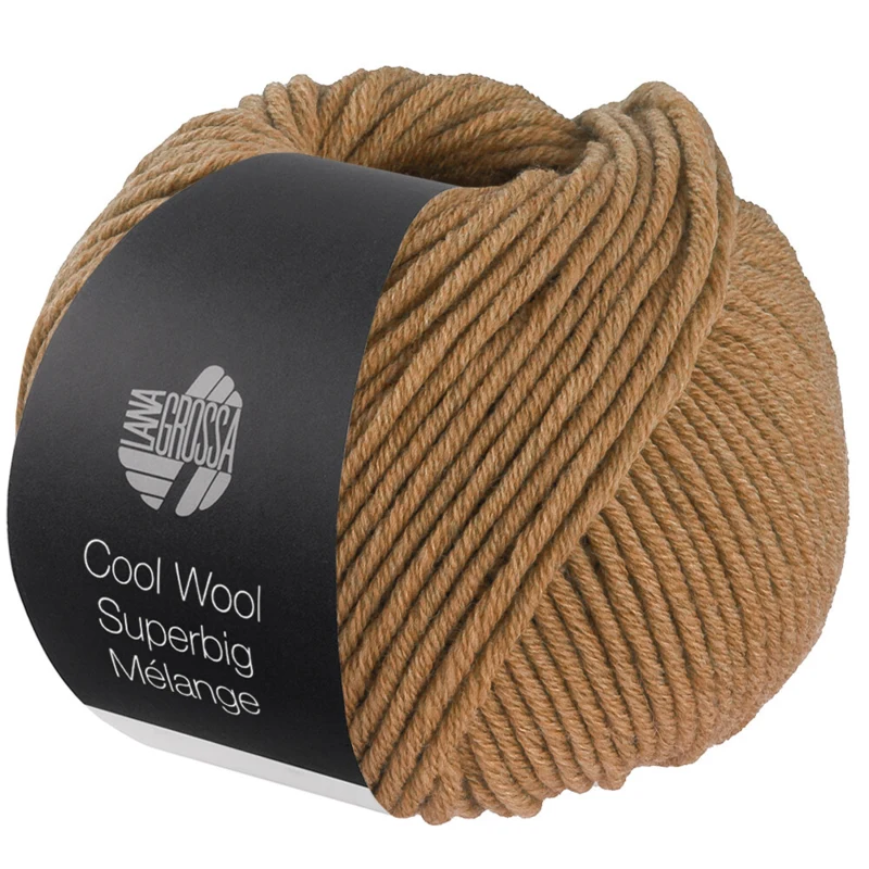 Lana Grossa Cool Wool Superbig 230 Karamell melert