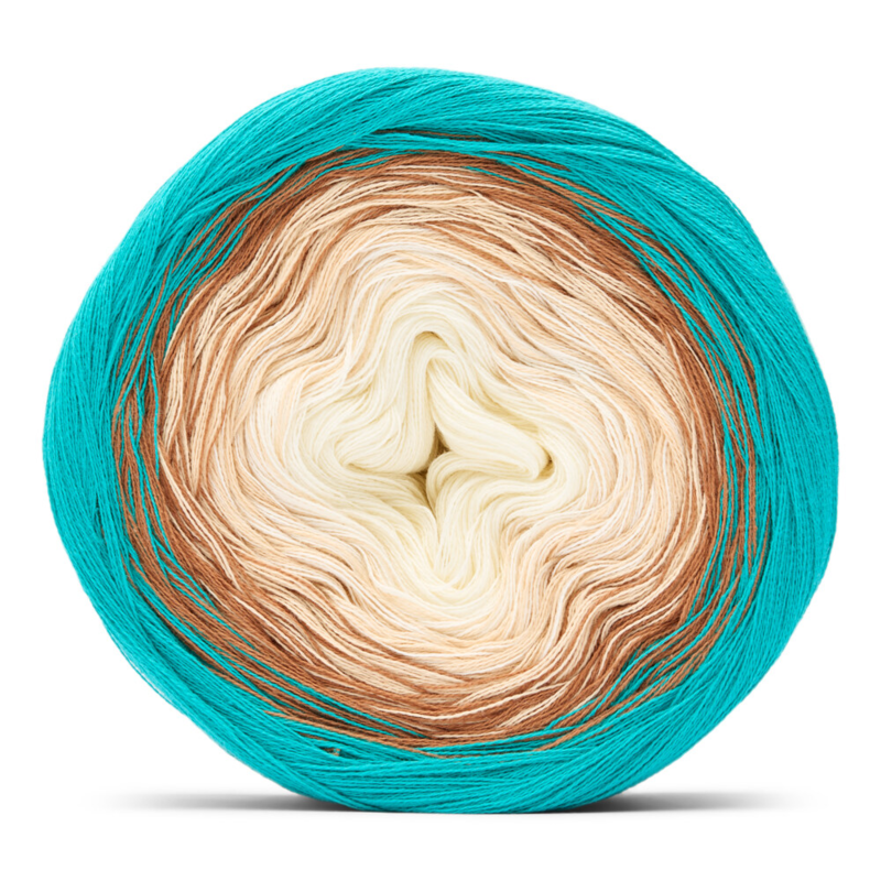 LindeHobby Lily Cotton Cake 16 Turkis kyst