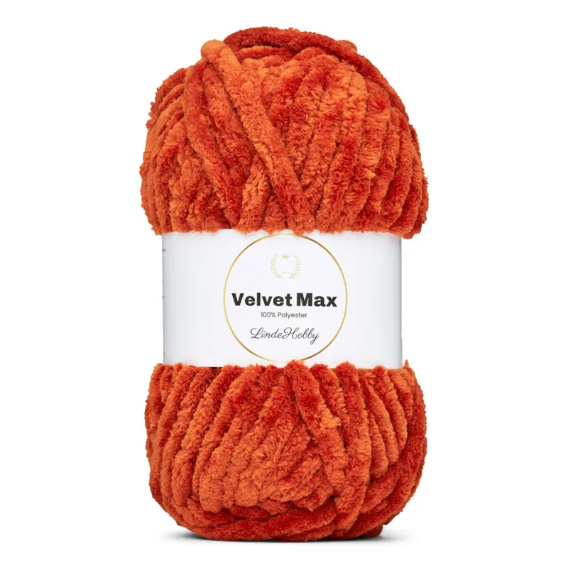 LindeHobby Velvet Max 10 Mursteinsrød