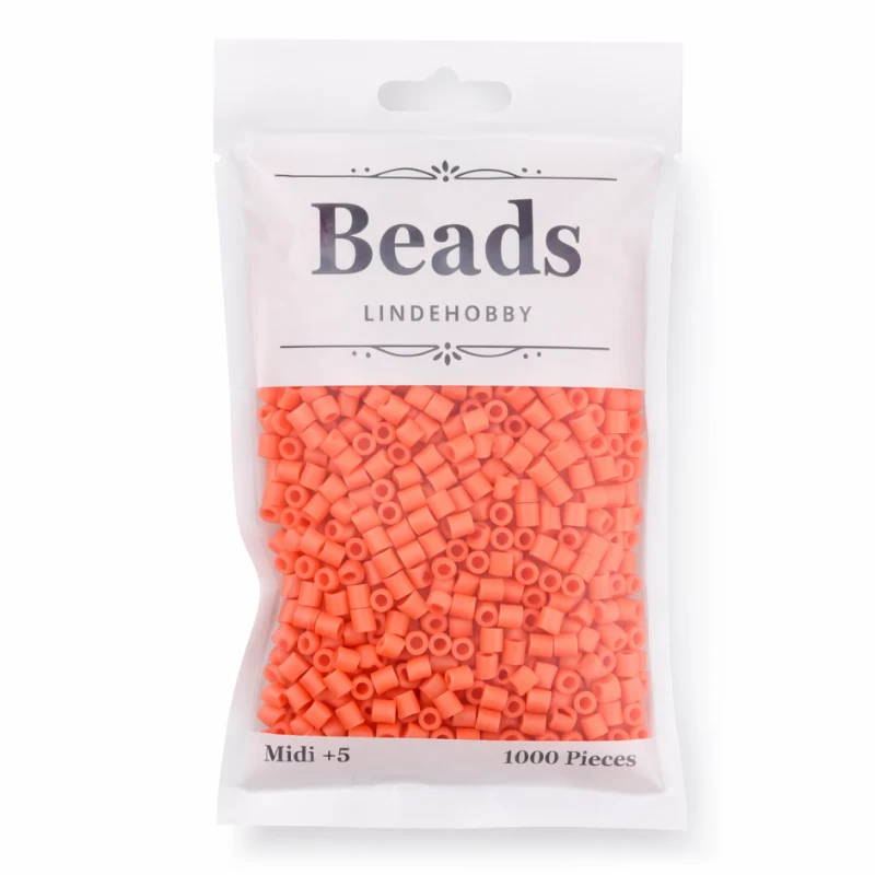 LindeHobby Beads 87 Korallrød