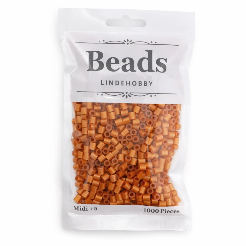 LindeHobby Beads 63 Metallisk kobber