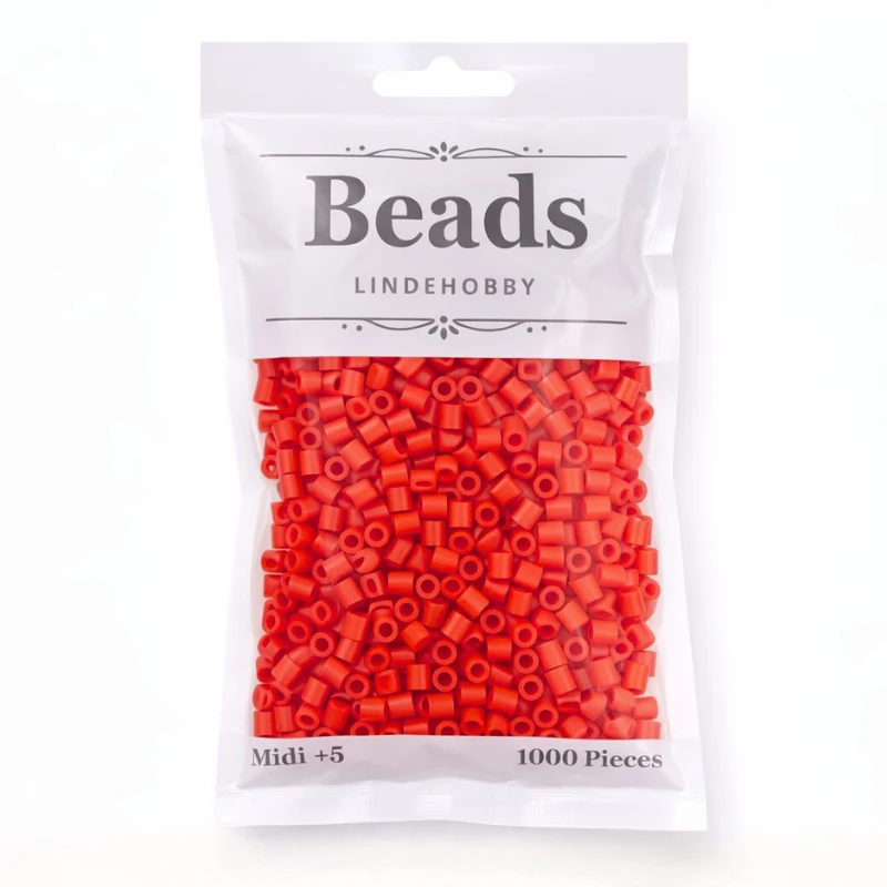 LindeHobby Beads 34 Rød