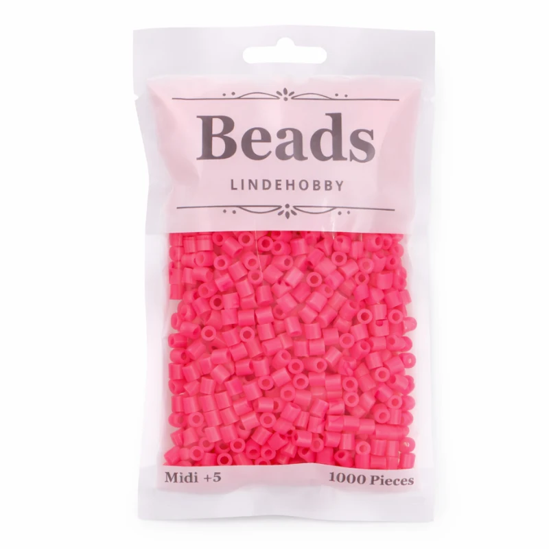 LindeHobby Beads 25 Sterk rosa