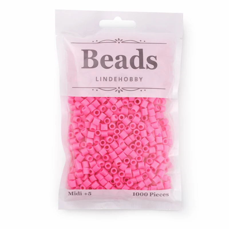 LindeHobby Beads 06 Bringebærrosa