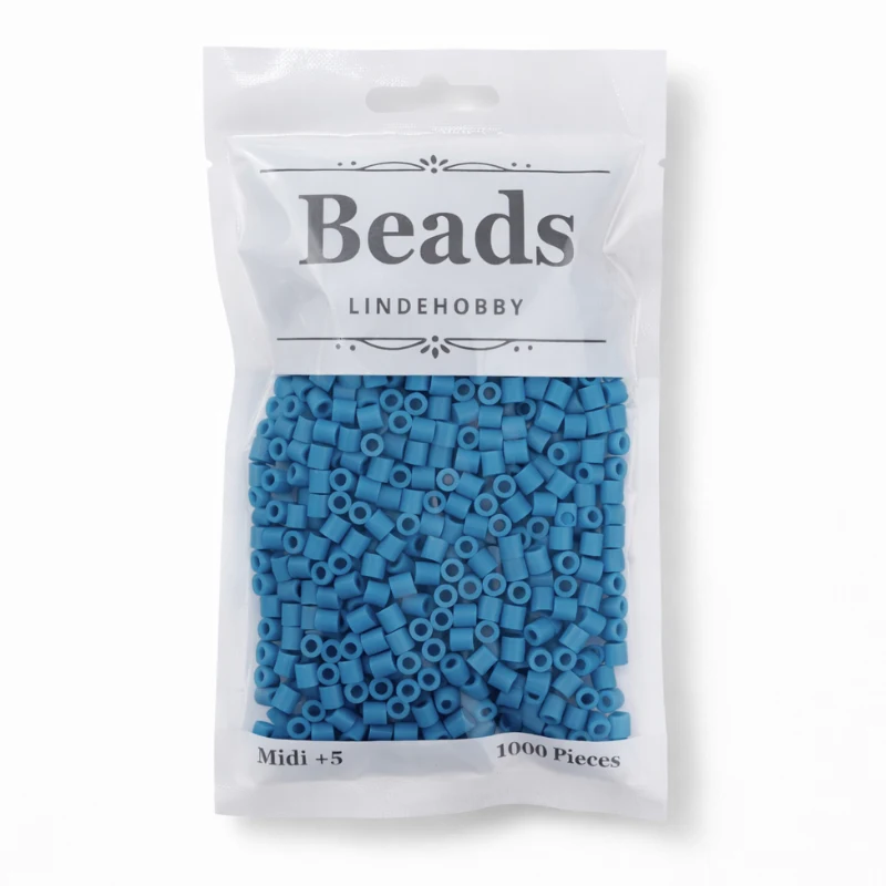 LindeHobby Beads 105 Petrolblå