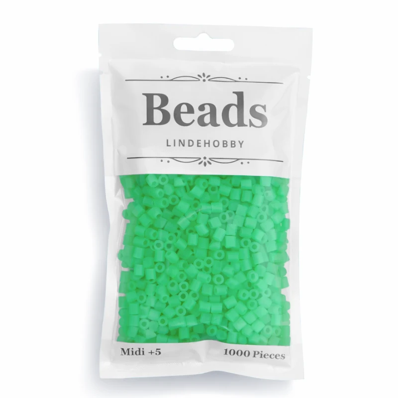 LindeHobby Beads Translucent 05 Grønn