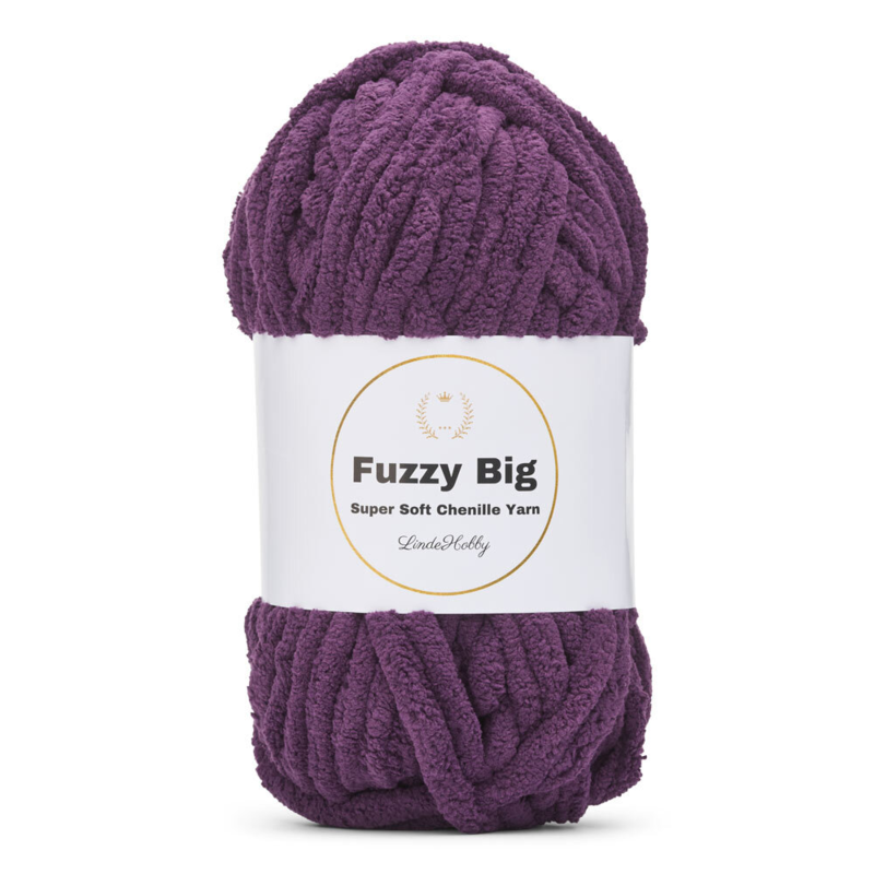 LindeHobby Fuzzy Chenille BIG 15 Plomme