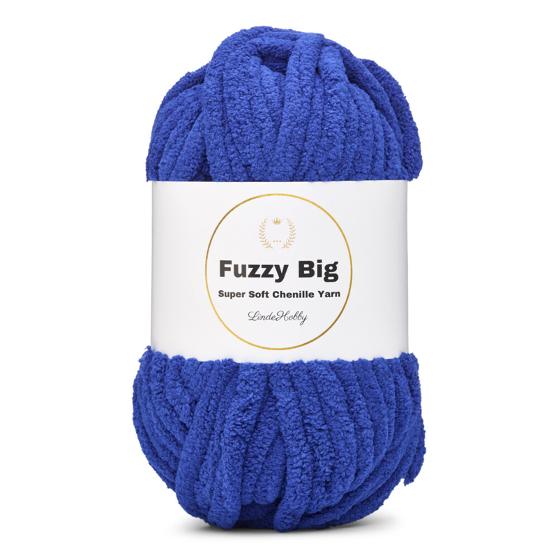 LindeHobby Fuzzy Chenille BIG 26 Sax blå