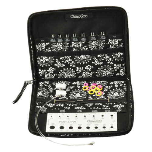 ChiaoGoo Utskiftbare Rundpinnesett, Spin Bambus, Complete, 10 cm