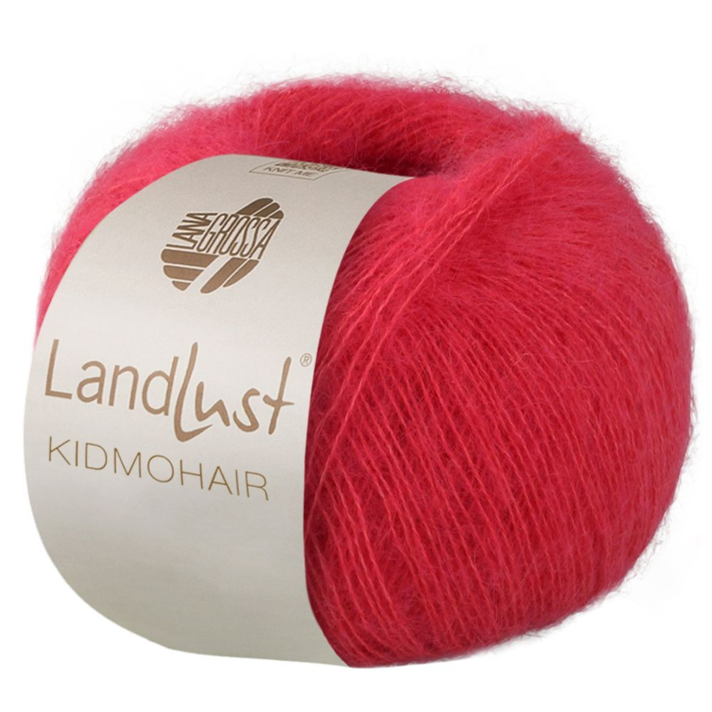 Lana Grossa Landlust Kidmohair 11 Bringebærrød