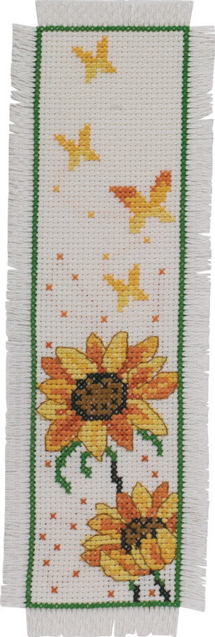 Broderisett Solsikker 7 x 22 cm