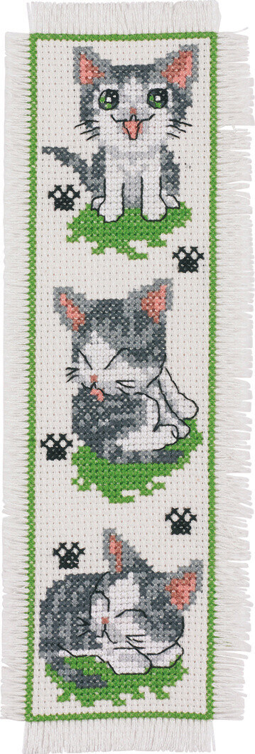 Broderisett Kattunge 7 x 22 cm
