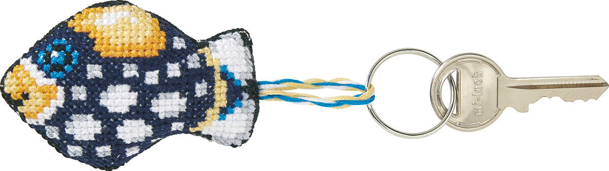 Broderisett Klovnetrekkfisk 7 x 5 cm