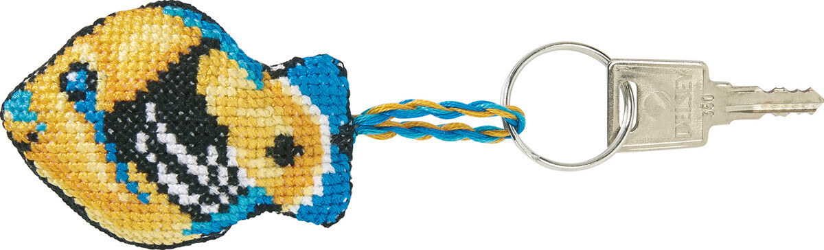 Broderisett Picasso fisk 7 x 5 cm