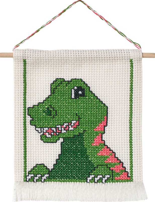 Broderisett MFK Dinosaur M5119/18 16 x 18 cm