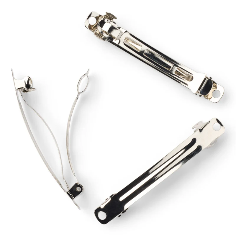 LindeHobby Hårspenner, Sølv, 6 mm, 3 stk