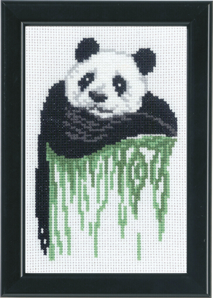 Broderisett Panda 14 x 19 cm