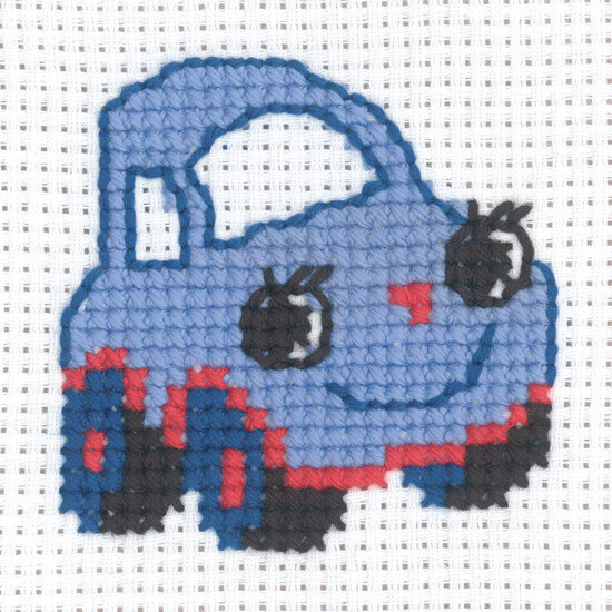 Broderisett Bil 8 x 8 cm