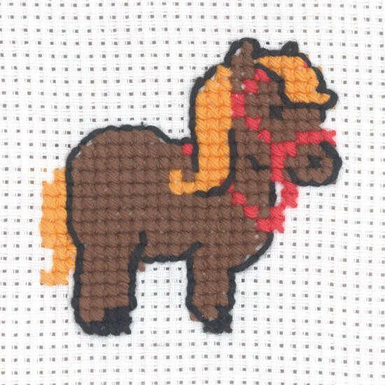 Broderisett Hest 8 x 8 cm