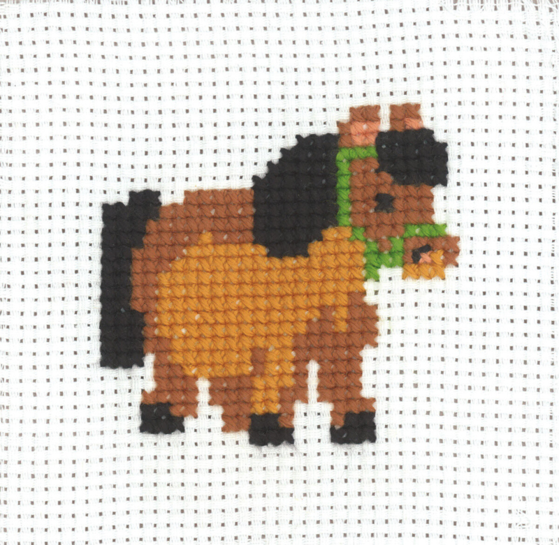 Broderisett MFK Hest 8 x 8 cm