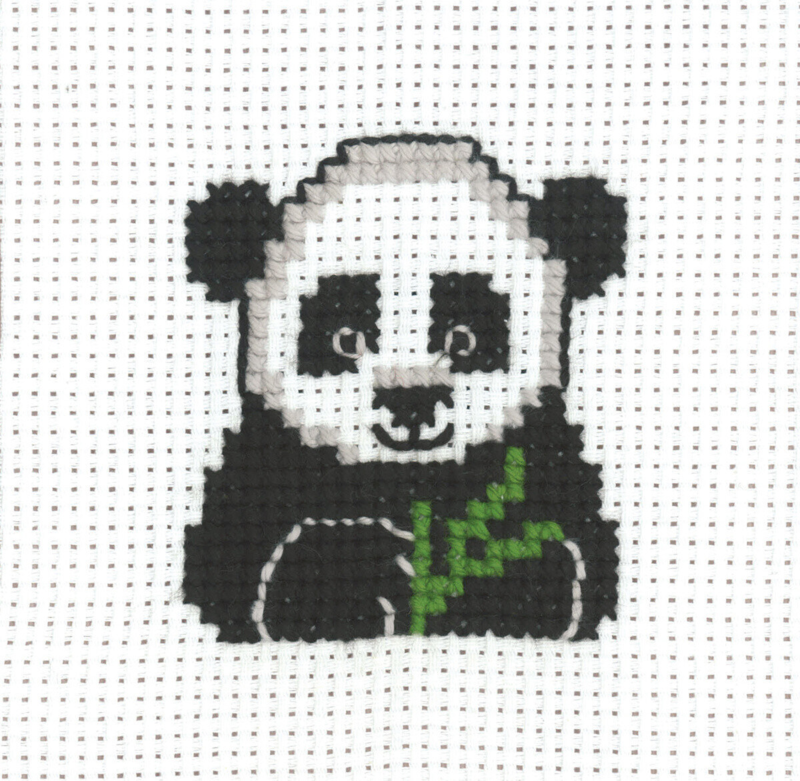 Broderisett MFK Panda 8 x 8 cm