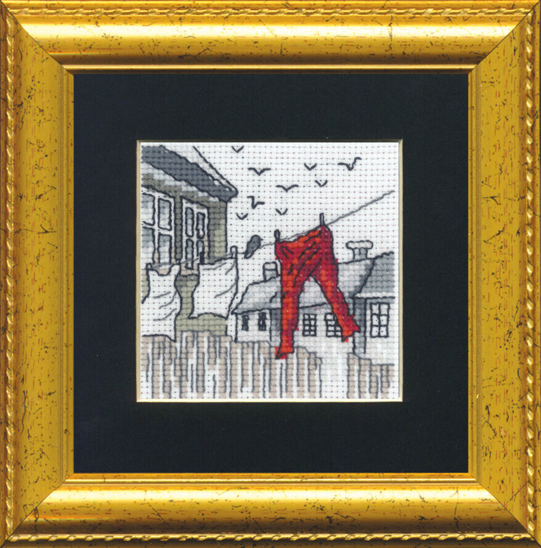 Broderisett Vasketøy R5412/82PP 11 x 11 cm