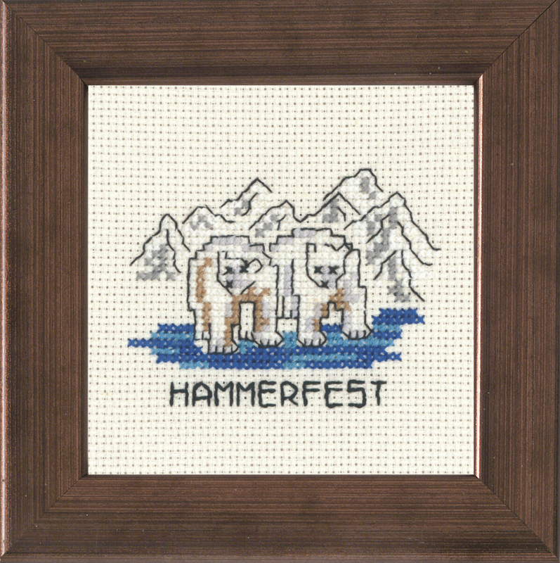 Broderisett Hammerfest 10 x 10 cm R5370