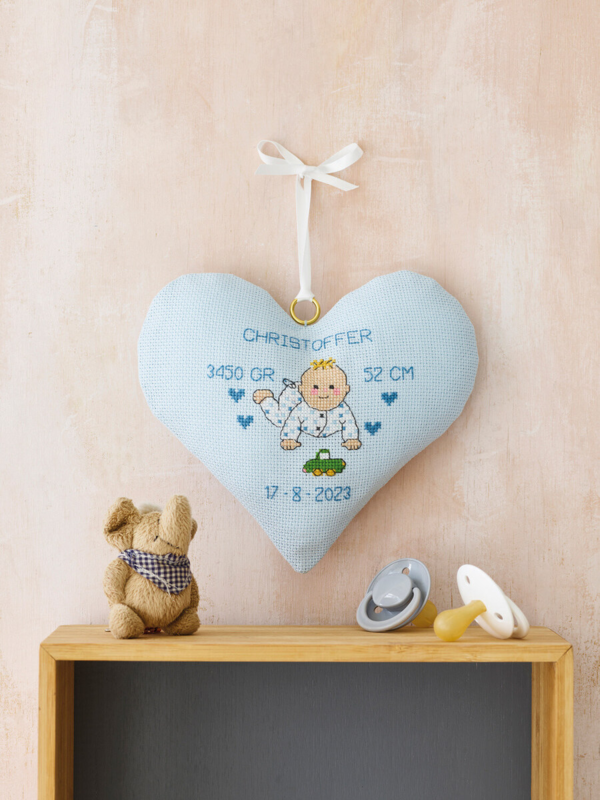 Broderisett Christoffer 21 x 20 cm