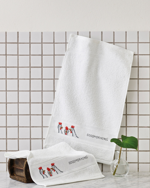 Broderisett Goodmorning 30 x 50 cm
